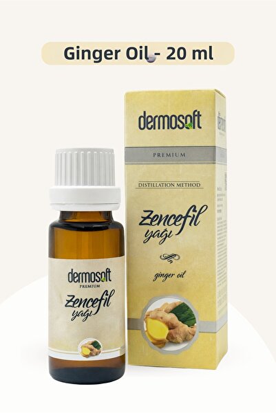 Plus Dermosoft زيت الزنجبيل 20 مل - زيت طبيعي للعناية بالأعشاب