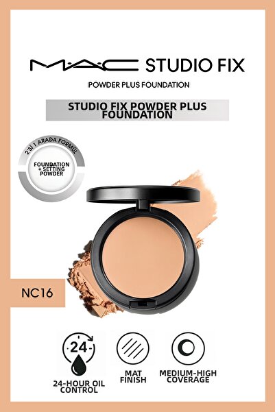 M.A.C Skin Tone Equalizer 24 Hour Oil-Control Silky Nc16 Setting Powder Found...