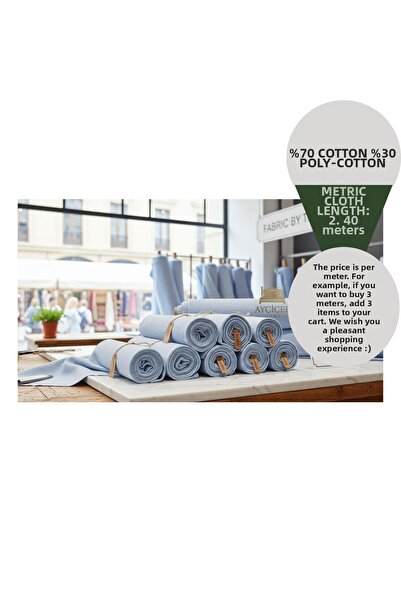 ayçiçek home 1 Meter 57 Yard Akfi̇l Fabric 2.40 Width Bedding Fabric Meterage...