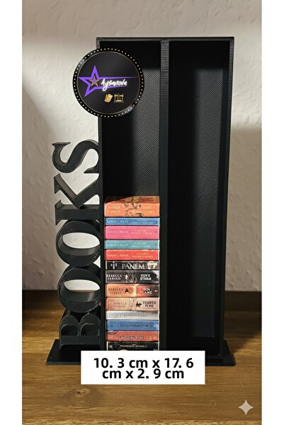 aysanova Decorative Books Written Mini Bookshelf / Book Display Stand / for B...