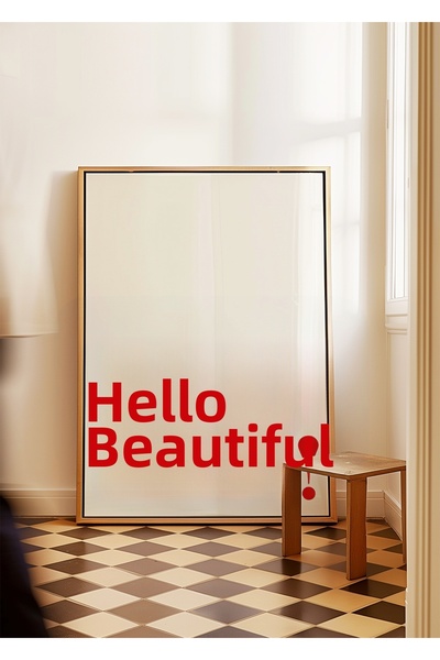 ARTHOUSECOLLECTIVE Ciao Bella - Colecția Tipografică - Poster fără ramă