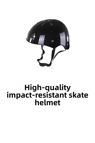 F-Sports Adjustable Lighted Training Skates and Helmet Knee Pad Set