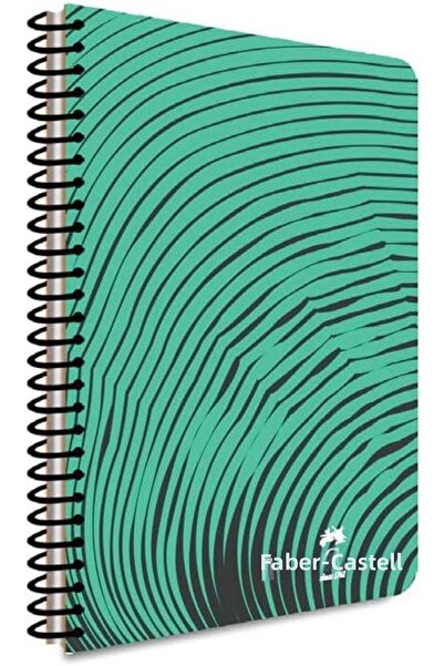 Yıldızan Esnshop Wave Pattern Spiral Notebook, A4, 140 Sheets, 70g Paper, Che...