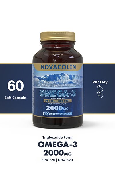 NOVACOLIN Omega3 60 Softgel (Epa 720Mg Dha 520Mg)