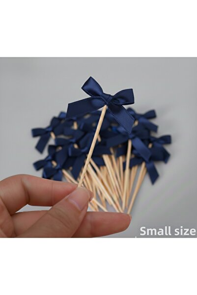 Massaltay 20 Pieces of Ribbon Bow Cake Decorations – Satin Ribbon, Cake and C...