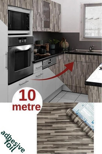 Renkli Duvarlar 45cm x 10 μέτρα 1 τεμάχιο αλουμινόχαρτο αυτοκόλλητο με εκπληκ...