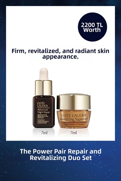Estee Lauder Skin Care Set of 2 - Advanced Night Repair Serum 7ml Revitalizin...