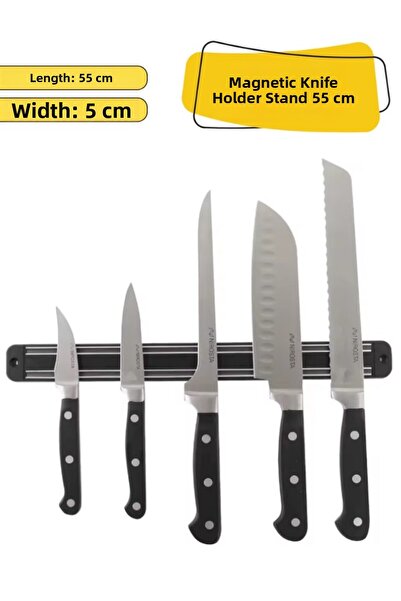 Macrostar Suport magnetic pentru cuțite 55 cm Organizator puternic pentru ech...