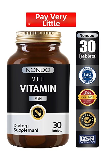Nondo Panax Ginseng Saw Palmetto Vitamin Complex - Multivitamin Male 30 Tablets