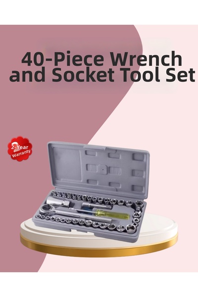 ZERO LAND مجموعة مفاتيح ربط NHRHLS مكونة من 40 قطعة للاستخدام في السيارات وال...