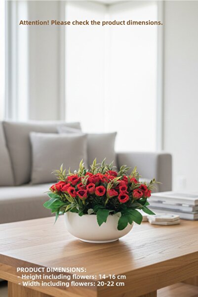 adresiburasi وعاء خرساني على شكل وعاء زهور على شكل وردة البندق