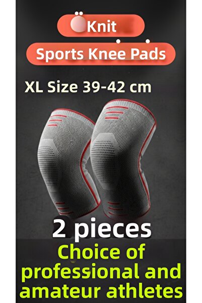 Veltomed XL BDN 2 قطعة من واقي الركبة الرياضي المحبوك ثلاثي الأبعاد لتخفيف ال...