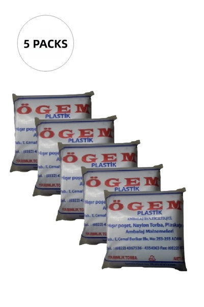 Mestore Groceries Nylon Bag Half 14x27 cm 1 kg 5 Packs (Takriben 1,800 Pieces)