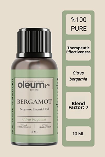 Oleum Lab Bergamot Essential Oil 10 ml 100% Pure & Therapeutic Effective & Na...