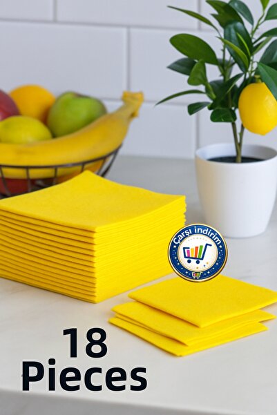 nistabolje 18 bucăți cârpă generală de bucătărie cârpă galbenă 30 x 35 cm câr...
