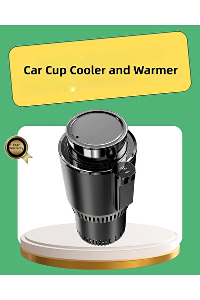 Fırsatkolik Car Cup Holder with Heating and Cooling Features, Smart with Ciga...