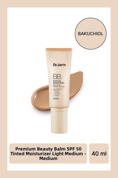 Dr.Jart+ بلسم تجميل فاخر بعامل حماية من الشمس SPF50 مرطب ملون خفيف متوسط - مت...
