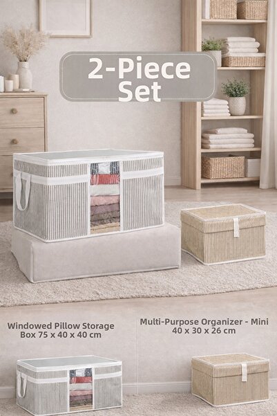 PONÇİK BEBEK Pillow & Clothing Storage Organizer - Multi-Purpose Organizer Mi...