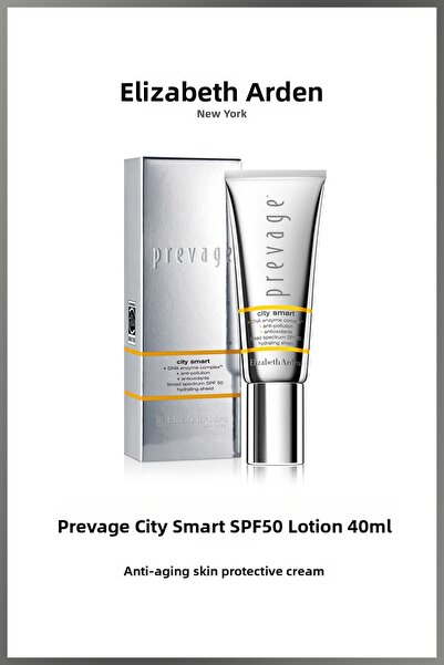 Elizabeth Arden كريم الشمس الذكي من بريفاج سيتي بعامل حماية من الشمس SPF 50 P...