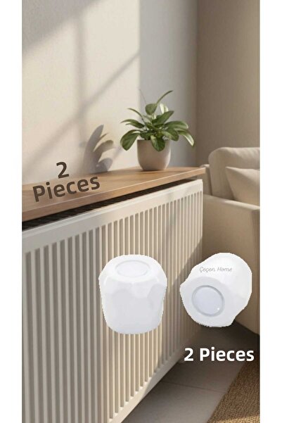 ÇEÇEN HOME (2 Pieces) Radiator Valve Head, Radiator Valve, Plastic Valve, Hea...