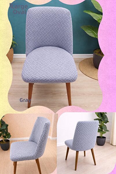 Uy Style Large Oval Chair Cover, Lycra, Flexible Oval Chair Cover with Brick ...