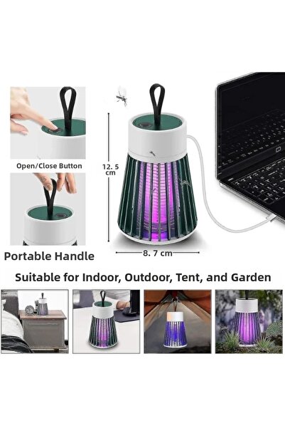 Epilons Mini lampă UV portabilă pentru uciderea muștelor