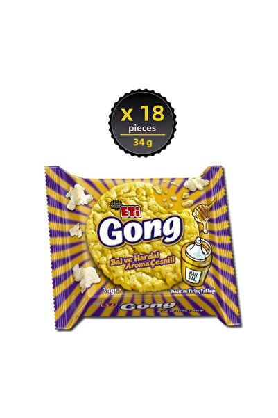 Eti عسل جونج بالخردل 34 جرام × 18 قطعة