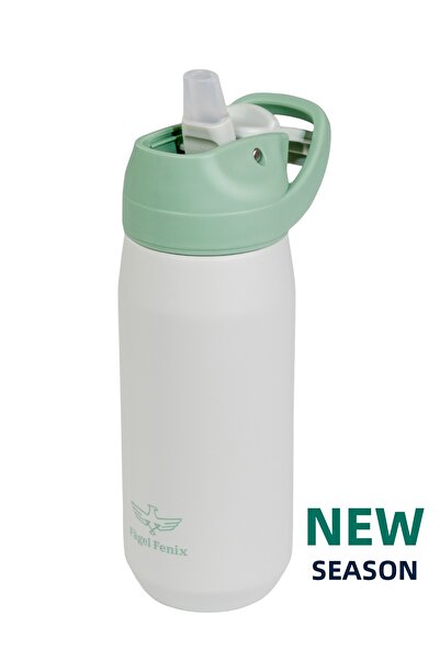 Fagel Fenix 550 ml Sliding Mint Green Double Layer Stainless Steel Flask