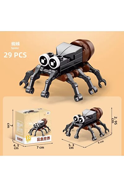 synshop Spider Mini Animals Animals 29 Pieces Bricks 3D Yap Boz 3 Dimensional...