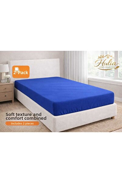 Altıntaş soft 2 Pieces Combed Cotton Elastic Sheets Single Size Cotton Soft T...