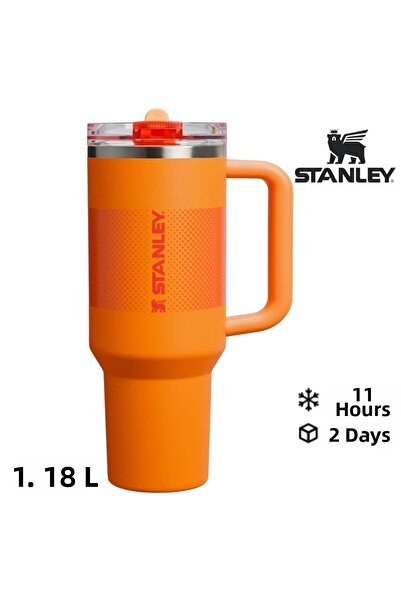 Stanley The Quencher Protour Flip Straw Tumbler Thermos with Straw 1.18 Lt Fl...