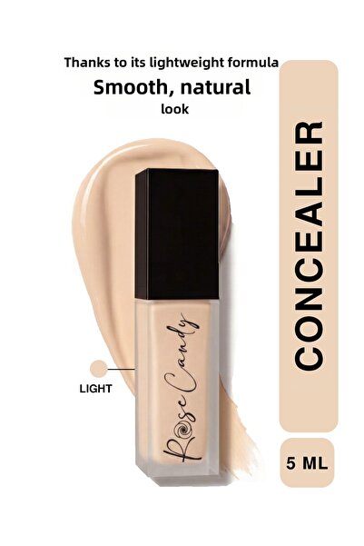 Rose Candy يدوم لفترة طويلة |   كونسيلر سائل عالي التغطية لتفتيح البشرة وإخفا...