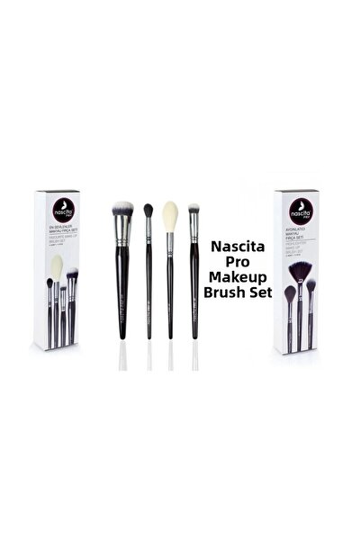 nascita Професионален комплект четки за грим от 4 части NASBRUSHSET54 + Компл...