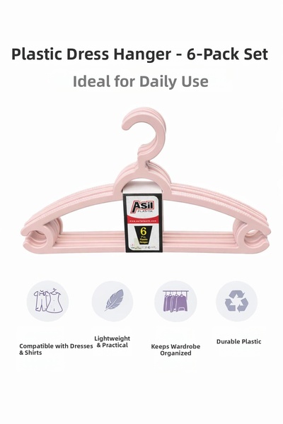 VENON 6 قطع نبيلة 👗 اللون حسب حالة المخزون 👗   بلاستيك عالي الجودة 👗   حام...