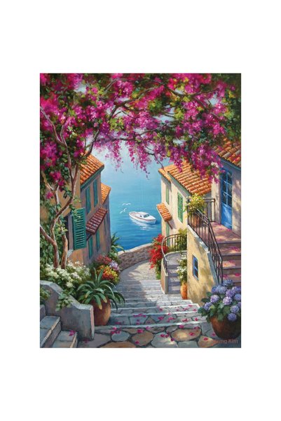 Anatolian Puzzle 1000 Piece Jigsaw Puzzle - Coastal Stairs 1088