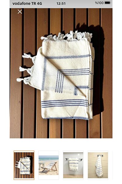 EVX - Плаж, хамам, кърпа, парео, спа - Декоративен пештемал