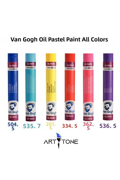 Talens Van Gogh Oil Pastel Set of 60 All Colors – for Artists & Students