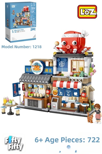 Vagonlife مجموعة لوز ستريت ميني سيريز أوثوبوت شوب - LZ1218 (722 قطعة) مجموعة ...