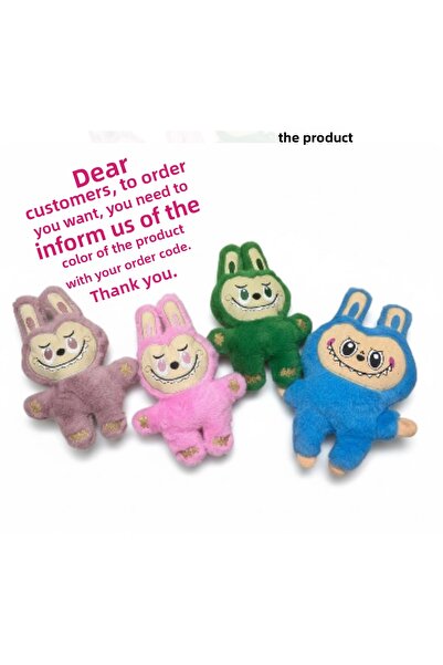 GÜÇLÜ دمية لابوبو القطيفة تعكس الجانب الغامض والخيالي الخاص به