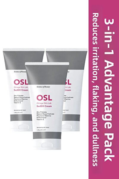 OSL Omega Skin Lab كريم OSL SedEX مجموعة من 3 قطع 50 مل