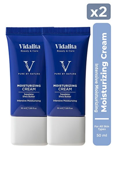 Vidalita Beauty & Care 2 كريم ترطيب مكثف – سكوالين وزبدة الشيا 50 مل