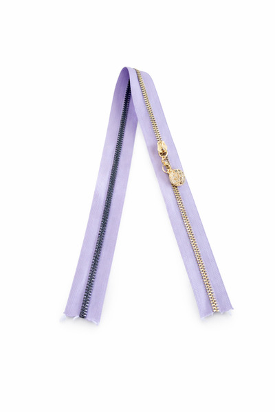 Nildenhobim Fermoar pentru geanta - Lungime: 50 cm - Latime: 3,5 cm (Liliac -...