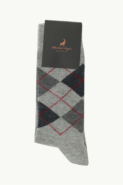 Abdullah Kiğılı Single Patterned Cotton Socks