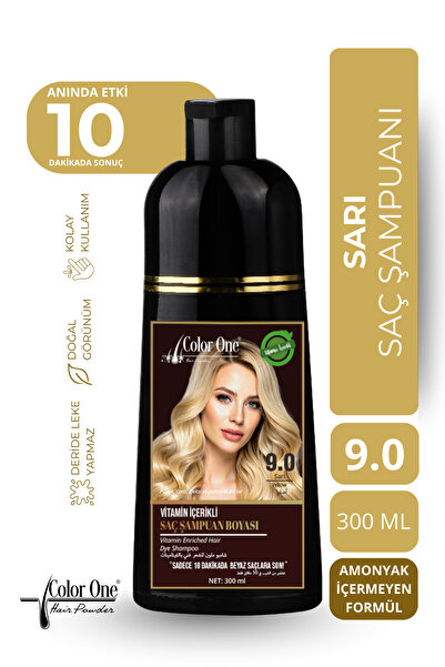 Color One SARI SAÇ DİP BOYA ŞAMPUANI 300 ML (Doğal Sarı Saçlar İçin)