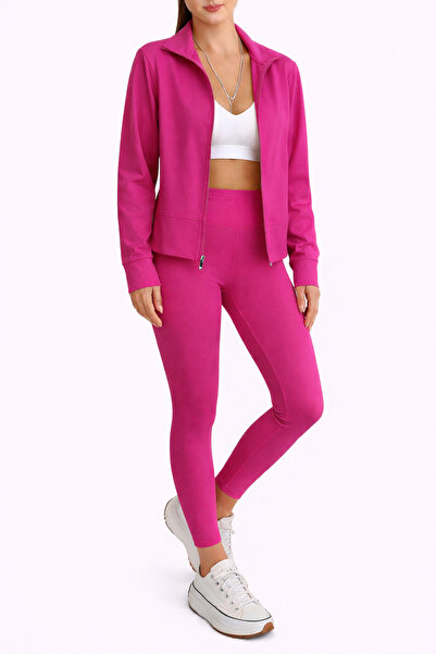 Paw Garage Διάσημο σετ αθλητικών κολάν - Γυναικείο σετ με κολάν και μπουφάν