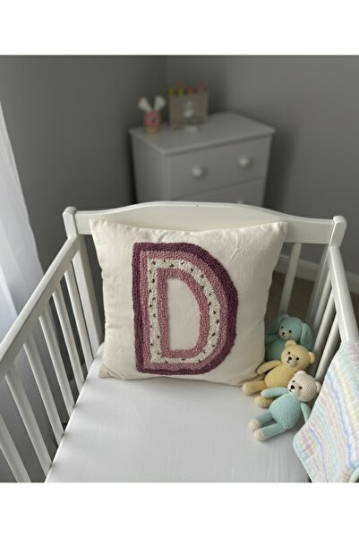 Goong Kişiye Özel Harf Punch Kırlent Kılıfı