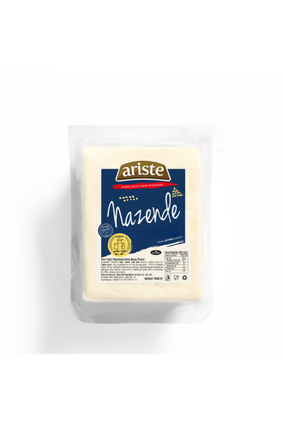 Ariste Nazende Tam Yağlı Beyaz Peynir 450 gr (KEÇİ SÜTÜ AĞIRLIKLI) – Şirden Mayalı, Dinlendirilmiş