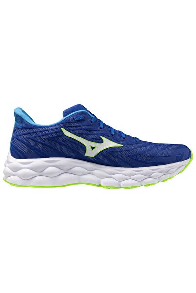 MIZUNO Pantofi alergare Wave Sky 8 SS 2025-Albastru Inchis/Verde-46