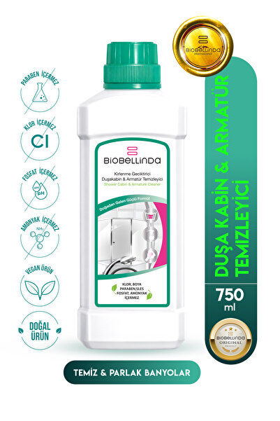 BioBellinda Doğal Natural Duşakabin Ve Armatür Temizleyici Kirlenme Özellikli...