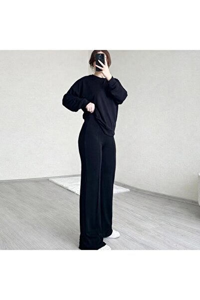 SMAC YÜKSEK BEL PALAZZO KADIN PANTALON-GÜNLÜK ŞIK TASARIM